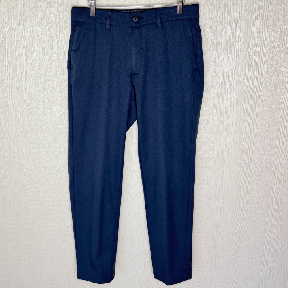 Old Navy Ultimate Tech Chino Pants Mens 32x29 Navy Blue Performance Trousers